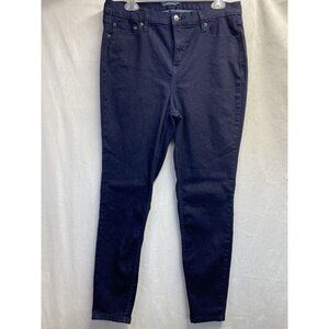 Calvin Klein Super High-Rise Jeggings Denim Jeans Women 16P/33 Blue Stretch Used